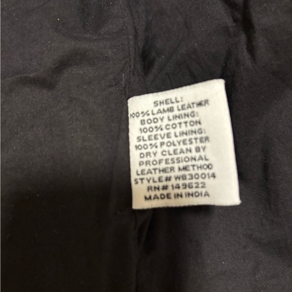 Walter Baker moto lamb leather jacket - Picture 6 of 7